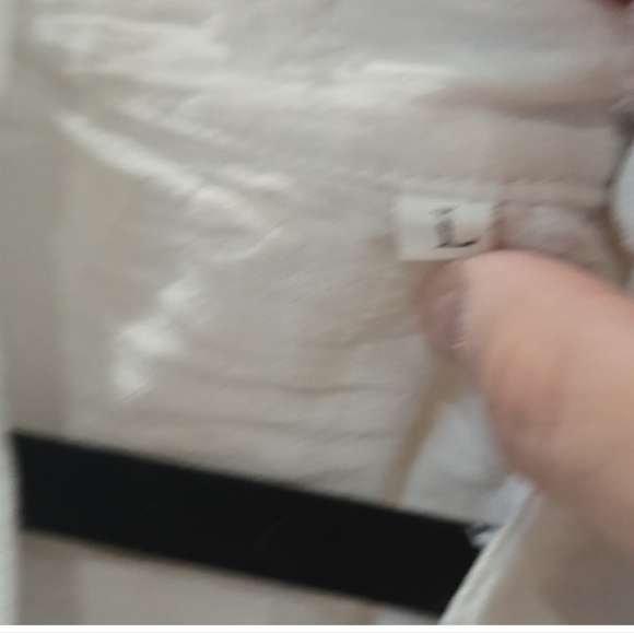 Chic White Textured Dress, PomPom Details, Casual Chic, Beach Or City Dress, L - Picture 5 of 7